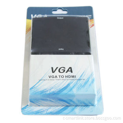 VGA + Audio to HDMI Converter, VGA + R/L to HDMI Converter